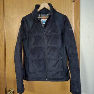 Columbia Omni Heat Thermal Comfort Full Zip Fleece Womens XL Black